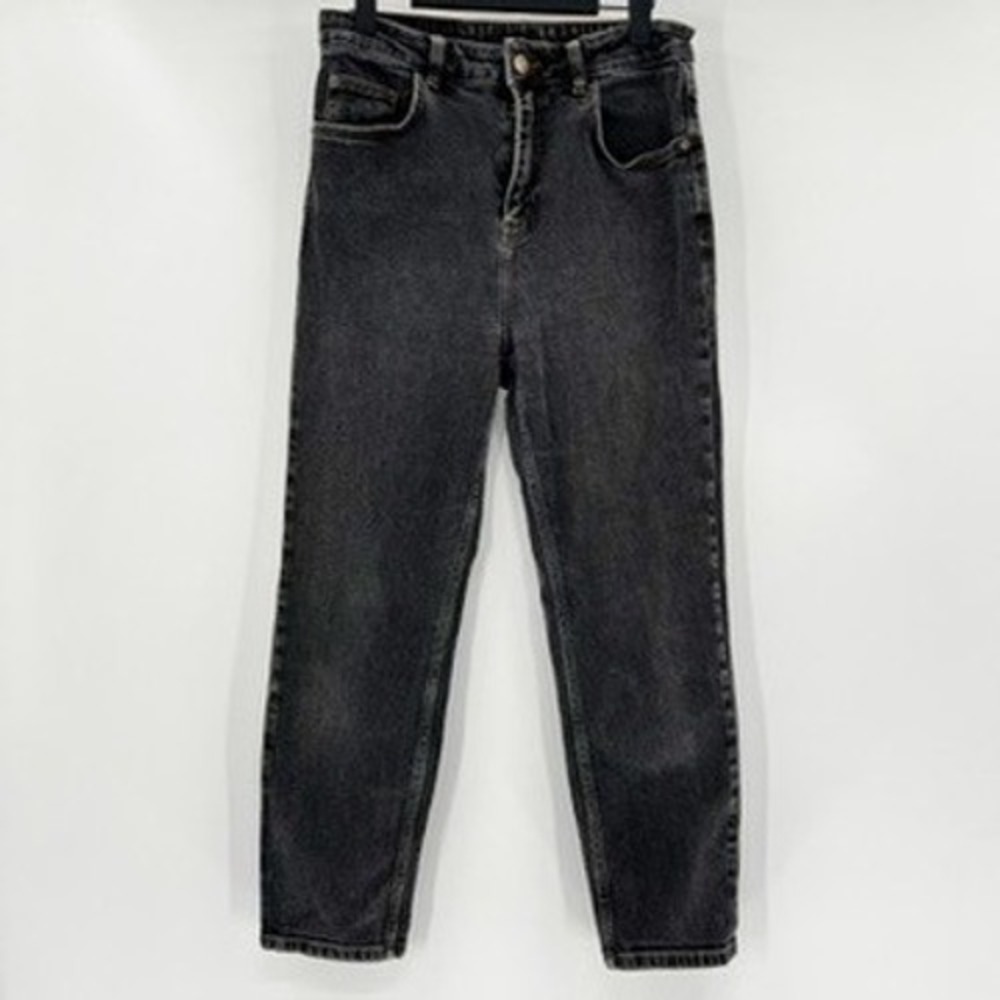 BDG Girlfriend Jean Black Wash‎ Denim High Waisted Straight Leg Women's Size 32